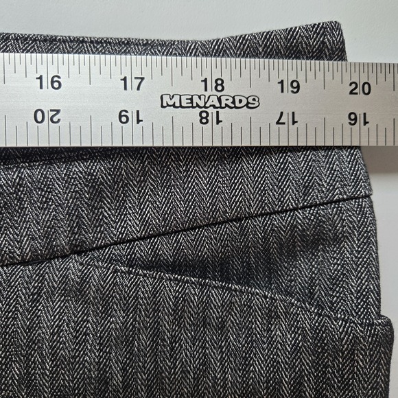 Ann Taylor LOFT Gray Original Fit‎ Women's stretch Pants Size 14 Wide leg - Picture 3 of 13